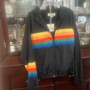 Twain size Small windbreaker set! Perfect for Pride😘